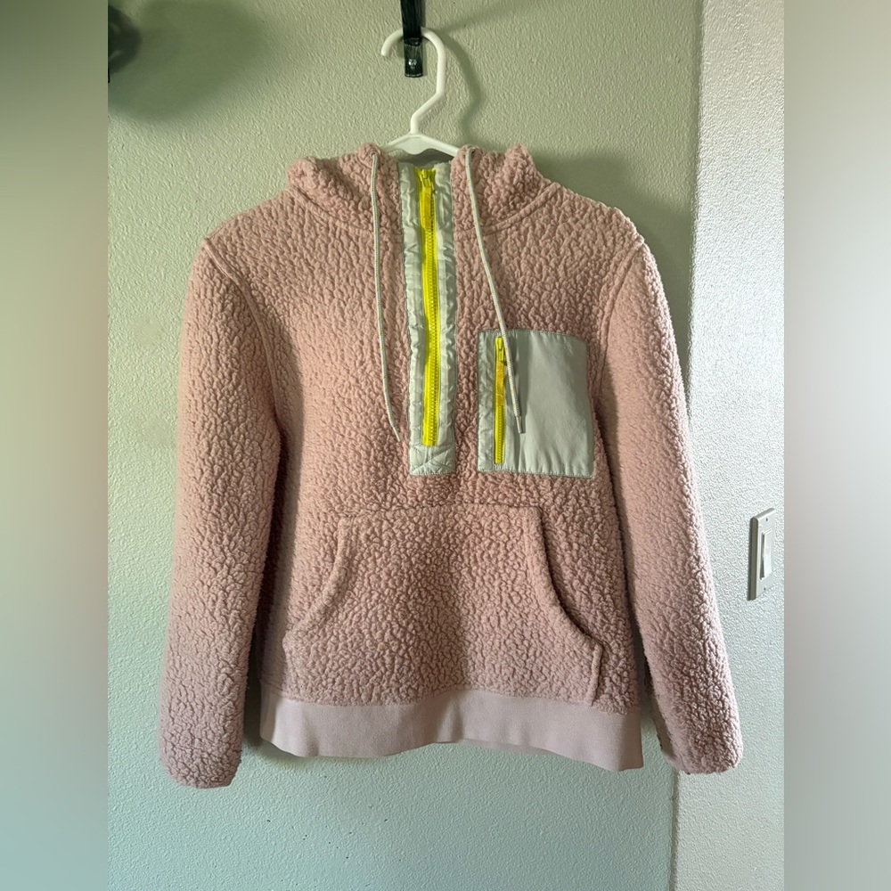 J crew hooded vintage fleece
